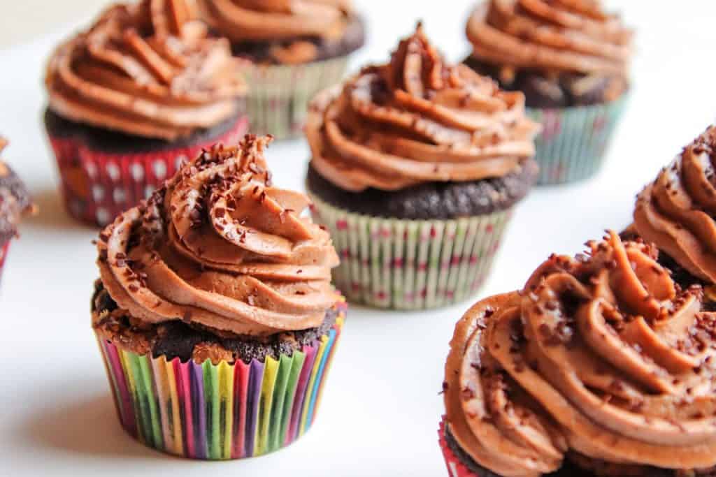 cupcakes, chocolate, muffin